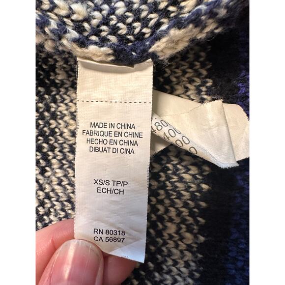 Lucky Brand Long Knit Cardigan XS/S – Southwestern Geometric Pattern Boho Indie - Picture 7 of 9